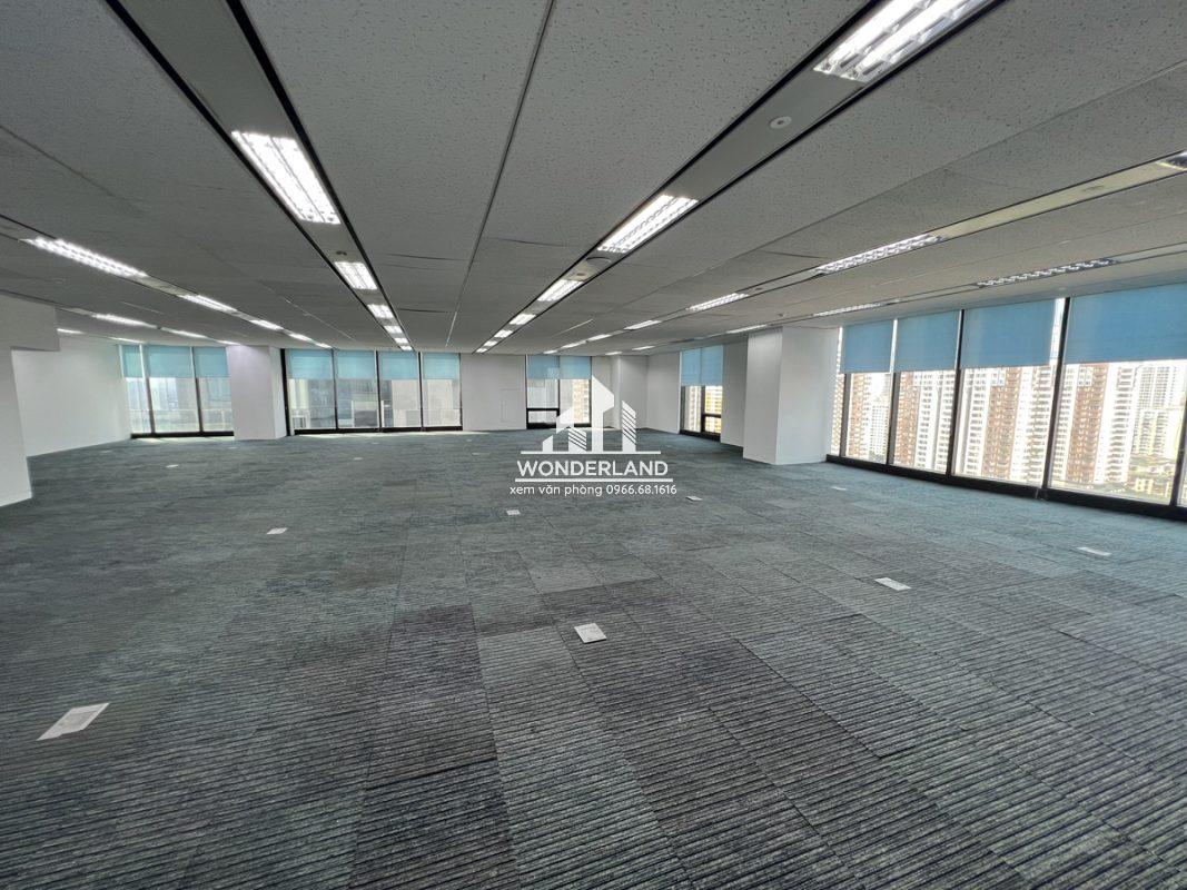 diện tích mặt sàn bên trong tòa nhà Charmvit Tower