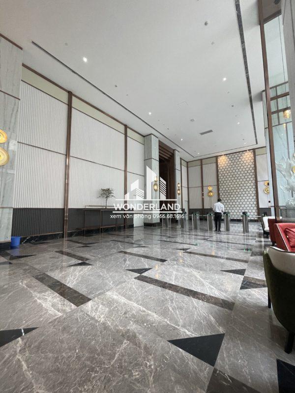 sảnh lễ tân Epic Tower văn phòng đường Duy Tân