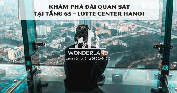 Đài quan sát Skywalk Lotte Center Hanoi