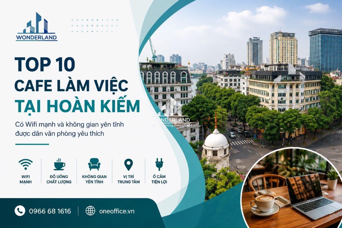 Top 10 Cafe Làm Việc Tại Hoàn Kiếm Có Wifi Mạnh Và Không Gian Yên Tĩnh Được Dân Văn Phòng Yêu Thích
