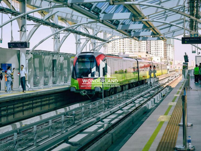 Văn phòng gần Metro Cầu Giấy thuận tiện tuyến Nhổn – Ga Hà Nội