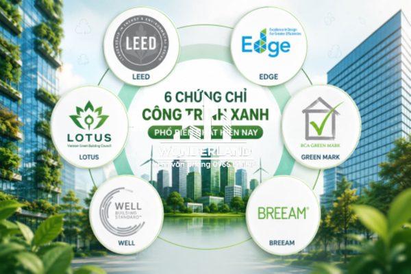 Top 6 Hệ Thống Chứng Chỉ Công Trình Xanh Phổ Biến Tại Việt Nam Năm 2026