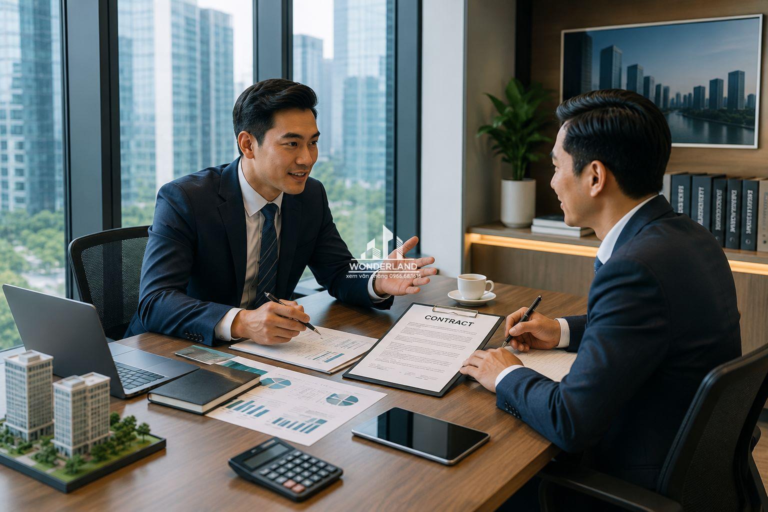 Đàm phán về các chi phí khi thuê văn phòng trước khi kí hợp đồng