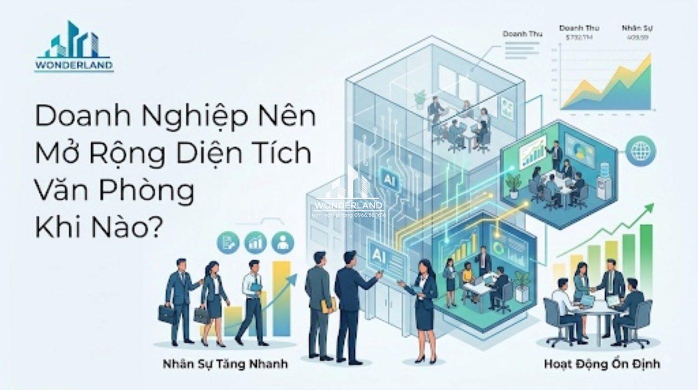 Doanh Nghiệp Nên Mở Rộng Diện Tích Văn Phòng Khi Nào?