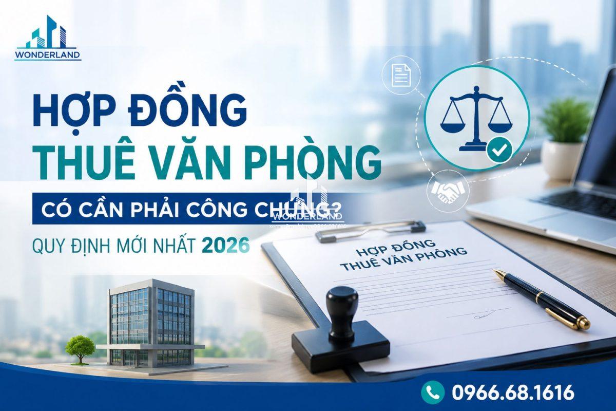 Hợp Đồng Thuê Văn Phòng Có Cần Công Chứng? Quy Định 2026