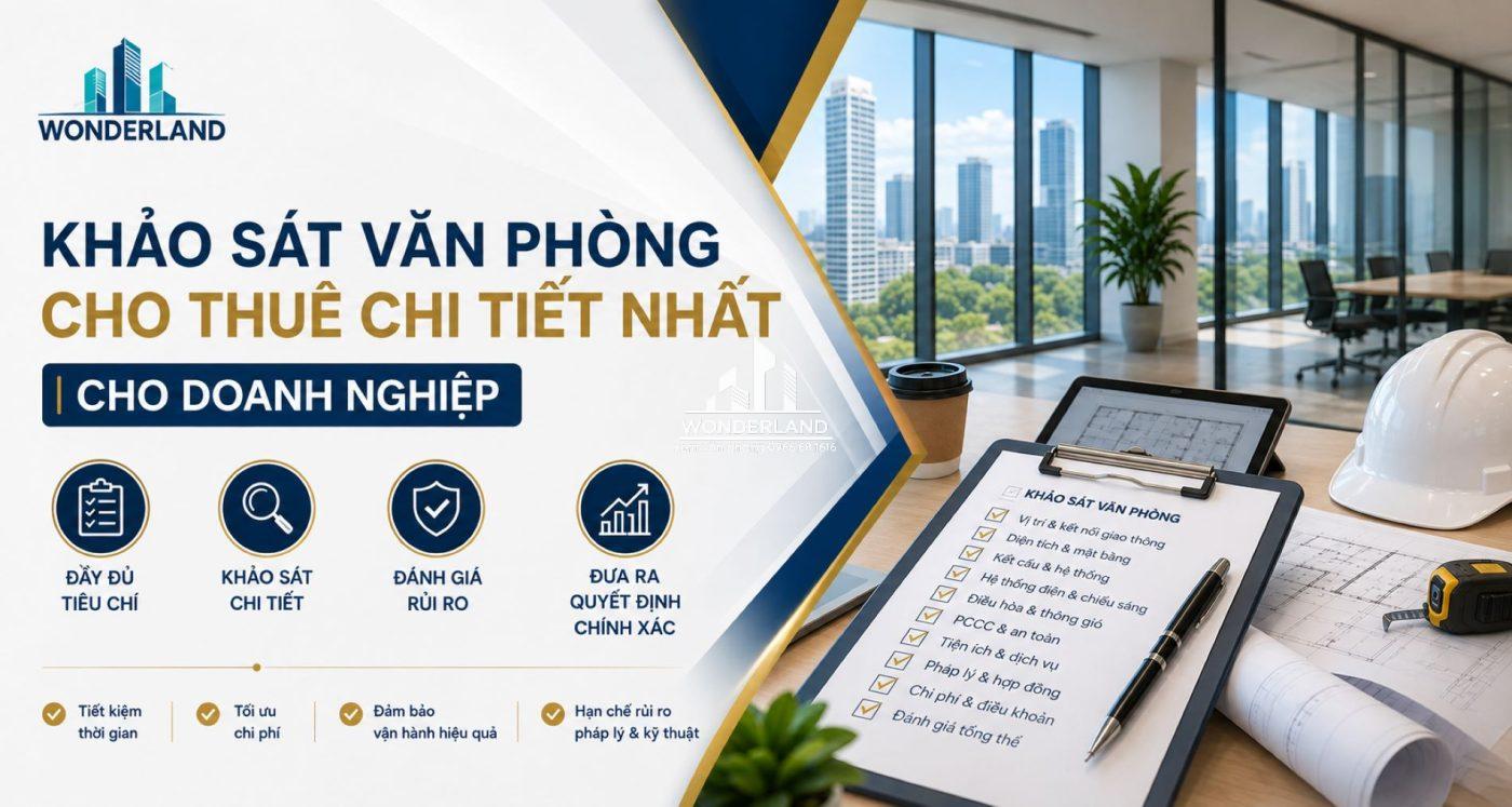 Checklist Khảo Sát Văn Phòng Cho Thuê Chi Tiết Nhất Cho Doanh Nghiệp