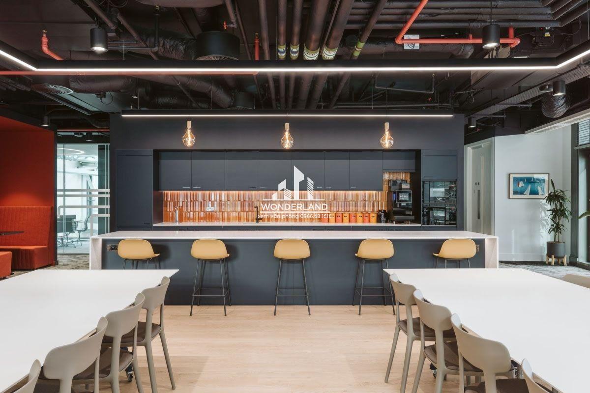 Khu pantry và lounge kết hợp