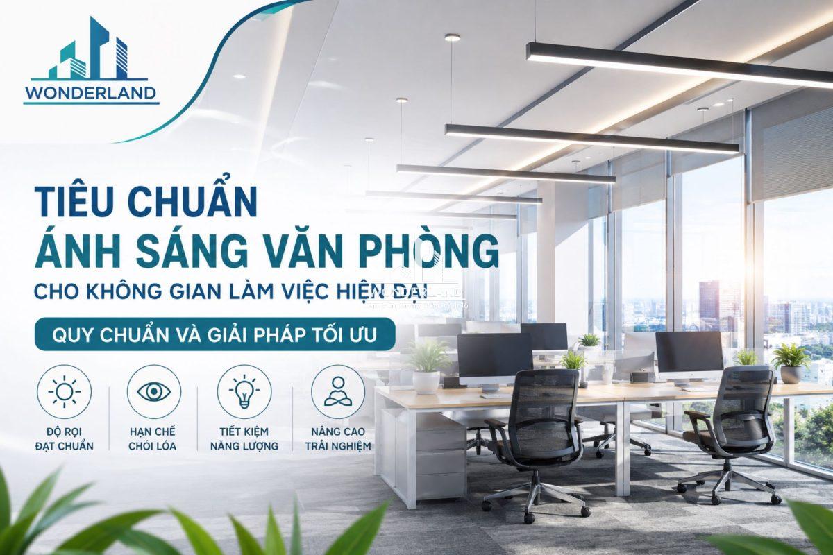 Tiêu chuẩn ánh sáng văn phòng cho không gian làm việc hiện đại