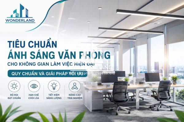 Tiêu chuẩn ánh sáng văn phòng cho không gian làm việc hiện đại