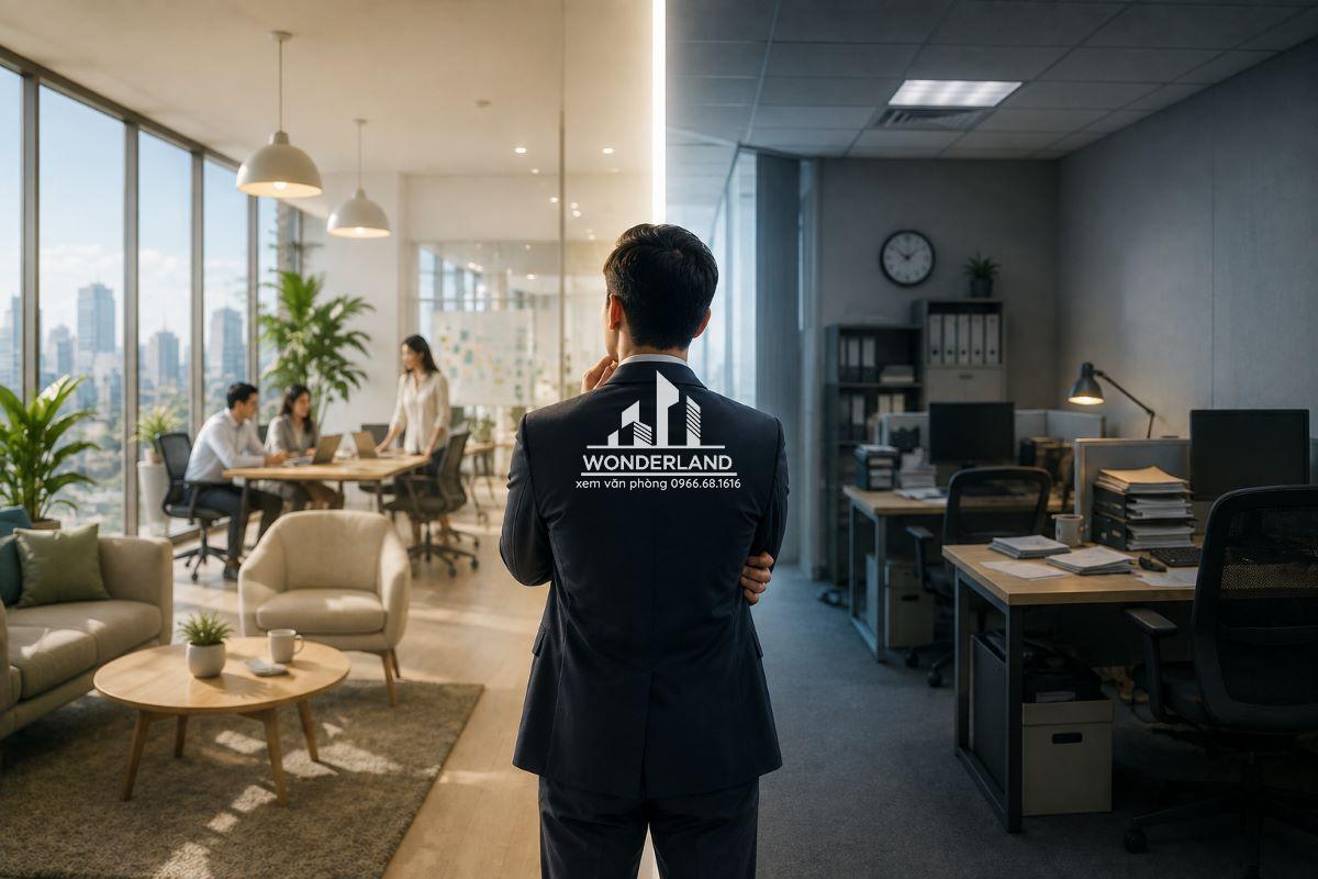 thuê văn phòng ngắn hạn mang lại sự linh hoạt nhưng không có sự ổn định lâu dài