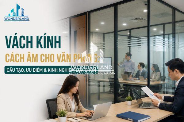 Vách kính cách âm cho văn phòng: Cấu tạo & cách chọn