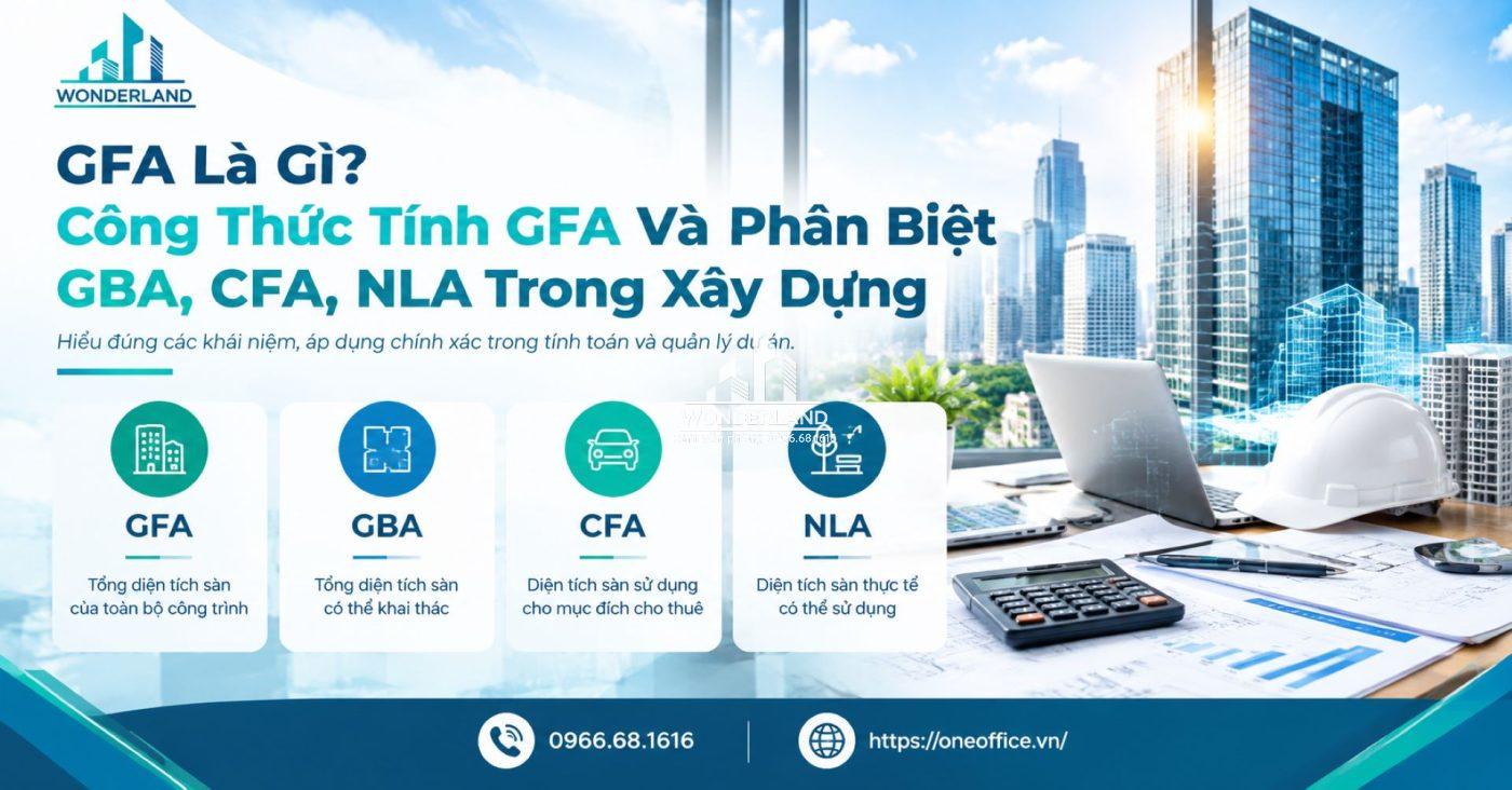 GFA Là Gì? Công Thức Tính GFA Và Phân Biệt GBA, CFA, NLA