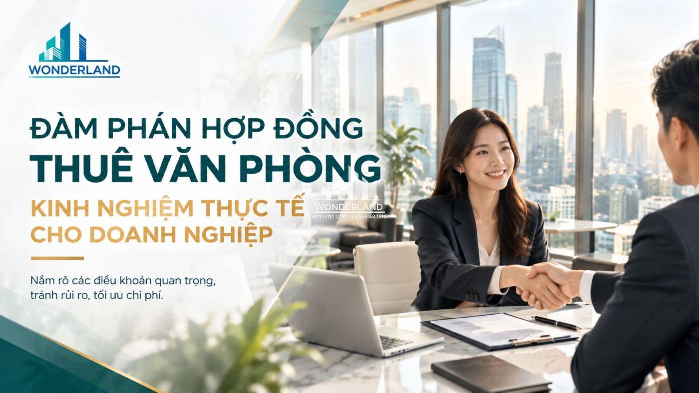Đàm phán hợp đồng thuê văn phòng: Kinh nghiệm thực tế cho doanh nghiệp