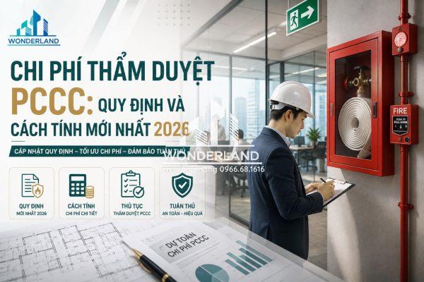 Chi phí thẩm duyệt PCCC: Quy định và cách tính mới nhất 2026