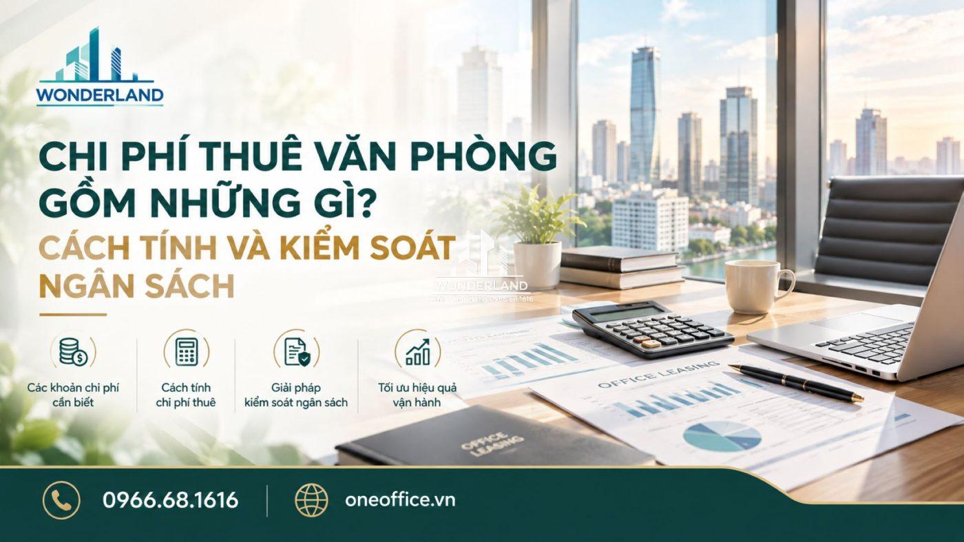 Chi phí thuê văn phòng gồm những gì? Cách tính và kiểm soát ngân sách