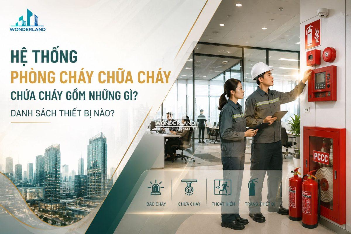 Hệ thống phòng cháy chữa cháy gồm những gì? Danh sách thiết bị
