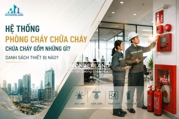 Hệ thống phòng cháy chữa cháy gồm những gì? Danh sách thiết bị