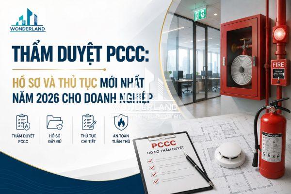 thẩm duyệt PCCC: Hồ sơ và thủ tục mới nhất năm 2026 cho doanh nghiệp